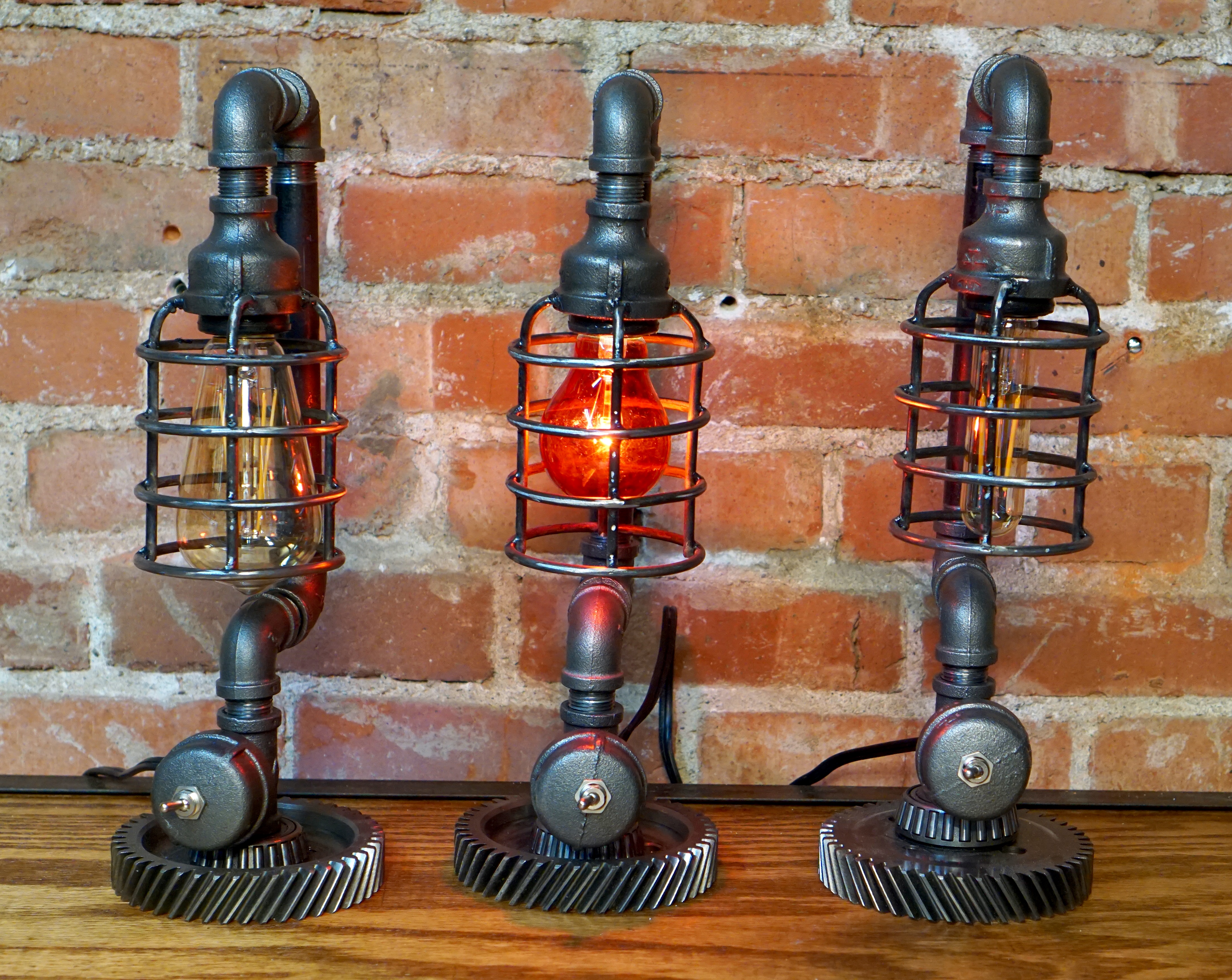 Edison Lamp – Industrial Steampunk Desk Lamp – Savage ...

